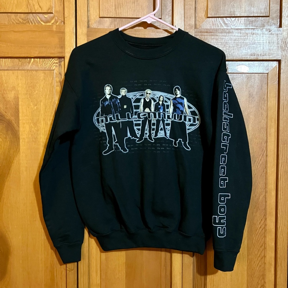 Backstreet Boys “Millennium” Black Crewneck Sweatshirt 🖤🪩